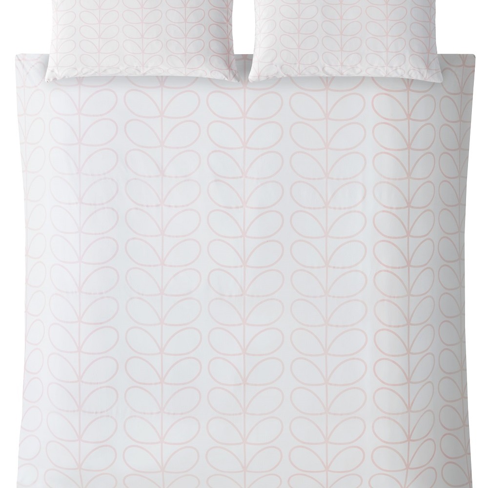 Linear Stem Cloud Pink Bedlinen by Orla Kiely House of Bedding